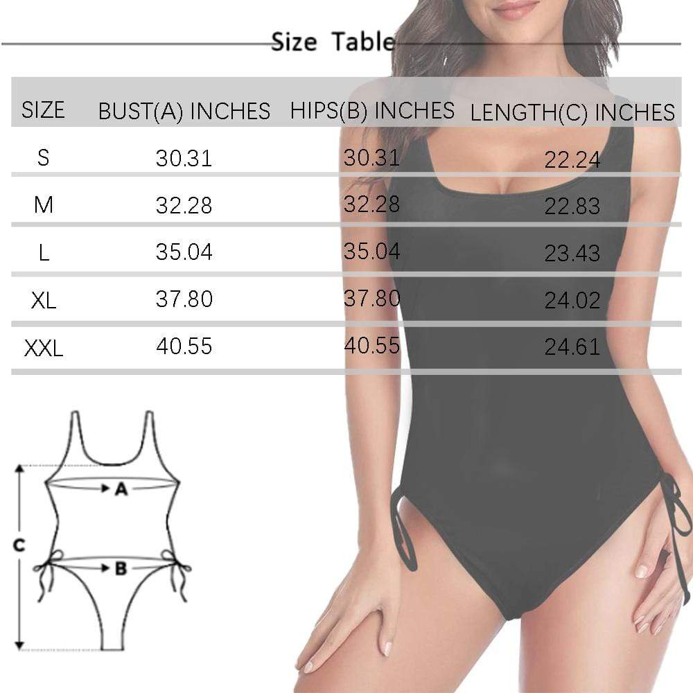 Drawstring-Side-One-Piece-Swimsuit-Size-Chart